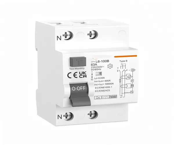 APL6-100B Tipo B Disjuntor de Corrente Residual (RCCB)